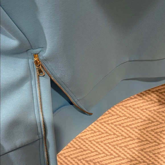 Addison Bay Women's Light Blue Cowl Neck Sweater - Picture 2 of 4